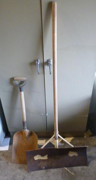 Snow Shovel and Square Nose Shovel...