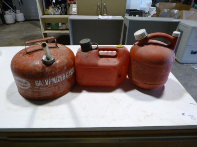 3 Gas Cans...