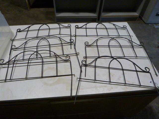 6 Metal Garden Fences...