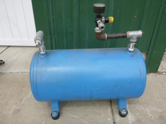 Air Tank on Pads...
