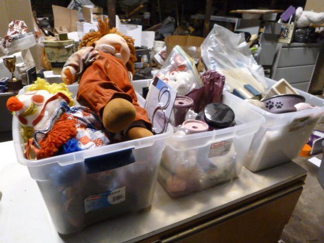 3 Totes Full of Miscellaneous Decor...