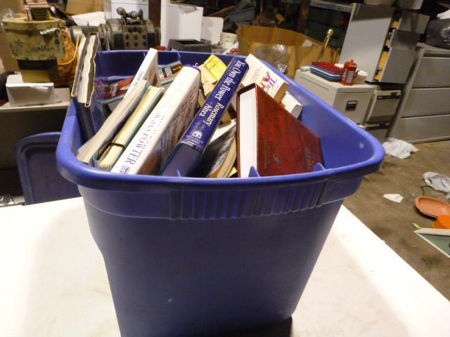 Tote Full of Miscellaneous Books Ha...