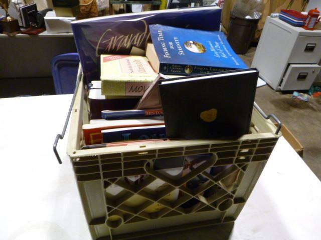 Crate Full of Miscellaneous Books H...