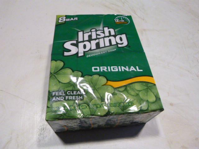 8 Bars of Irish Spring Soap...