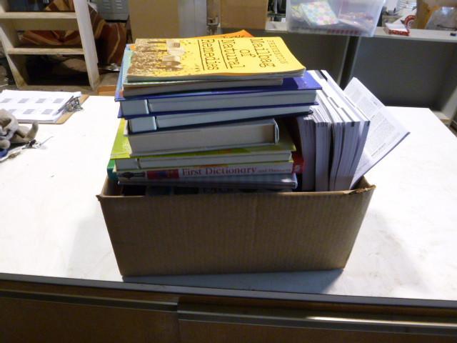 Box of Miscellaneous Books Hard and...