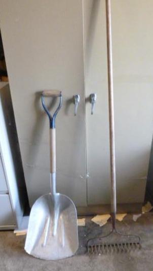 Shovel and Garden Rake...
