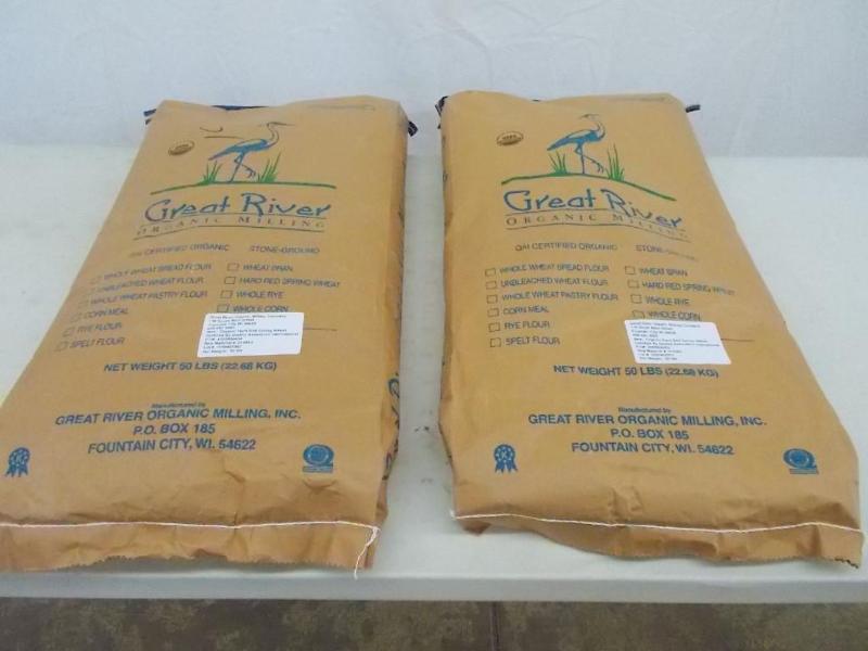 Two 50 pound bags of Organic Hard R...