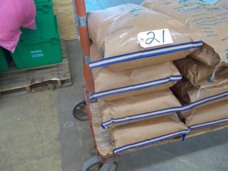 Four 50 pound bags of Great River O...