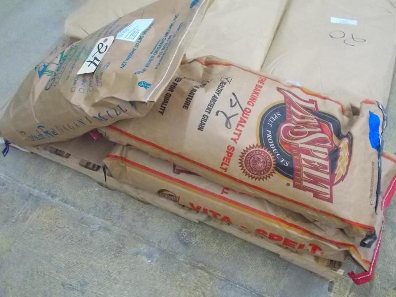 One 50 pound bag of Great River Org...
