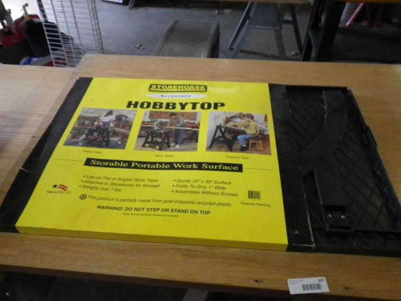 New sawhorse hobby top...