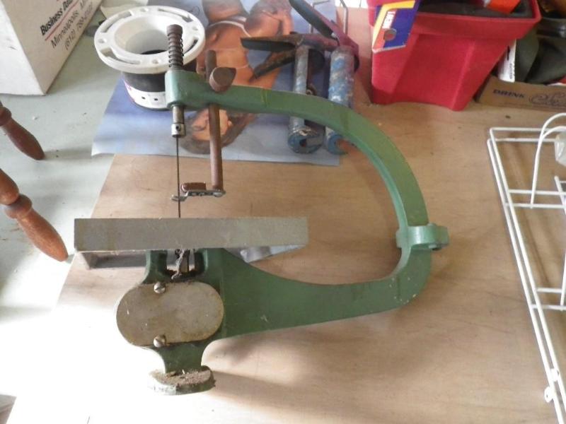 belt driven scroll saw...