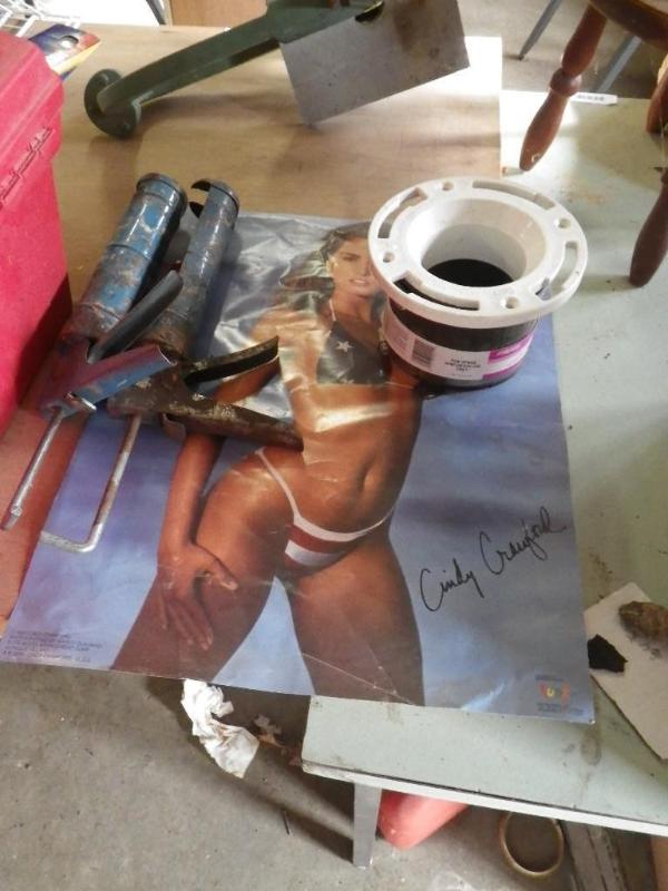 caulk guns, toilet flange, Cindy Cr...