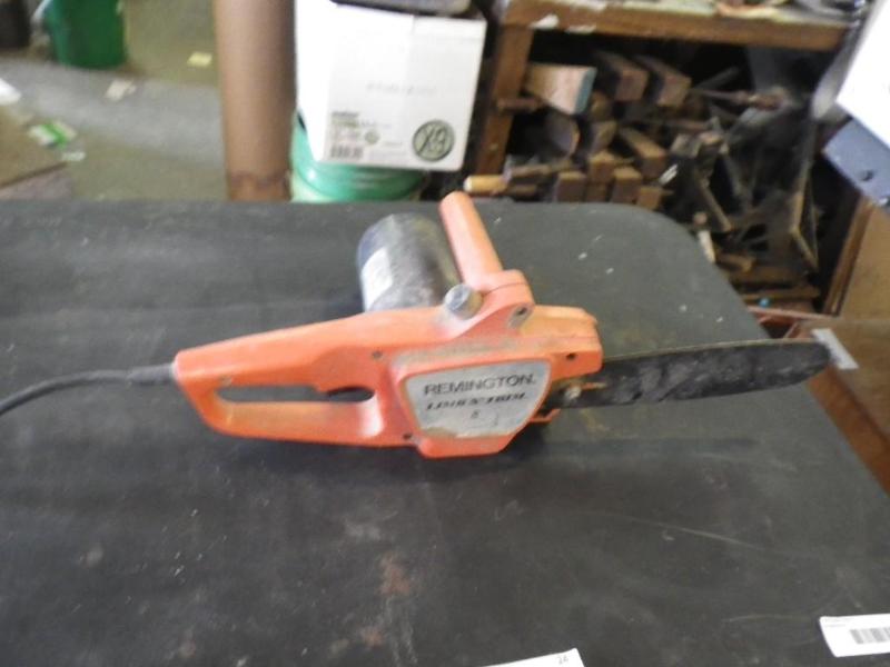 electric chainsaw...