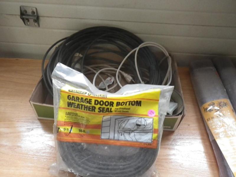 cords and weatherstipping...