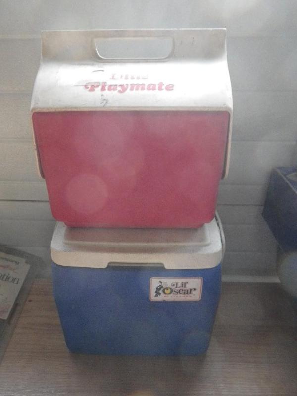 2 small coolers...