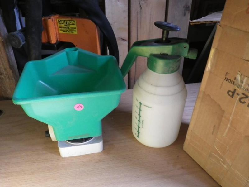 spreader and sprayer...