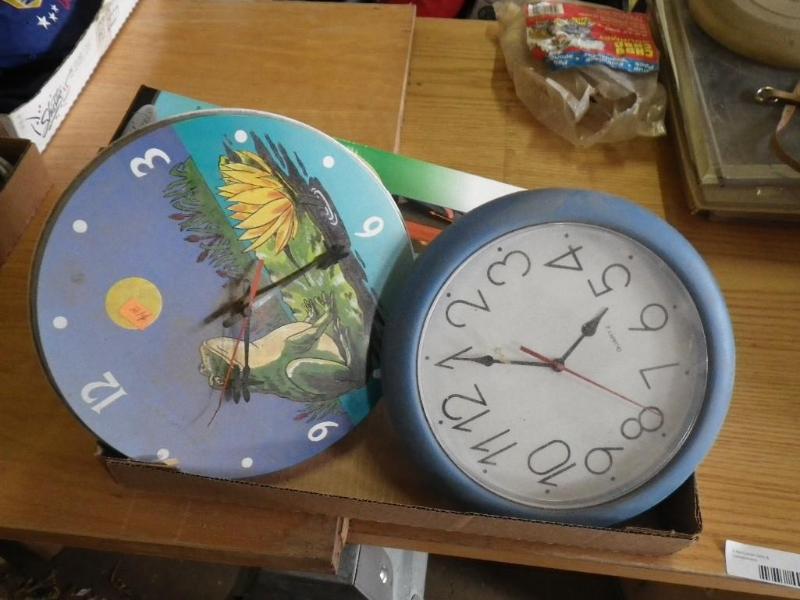 clocks and draft stopper...
