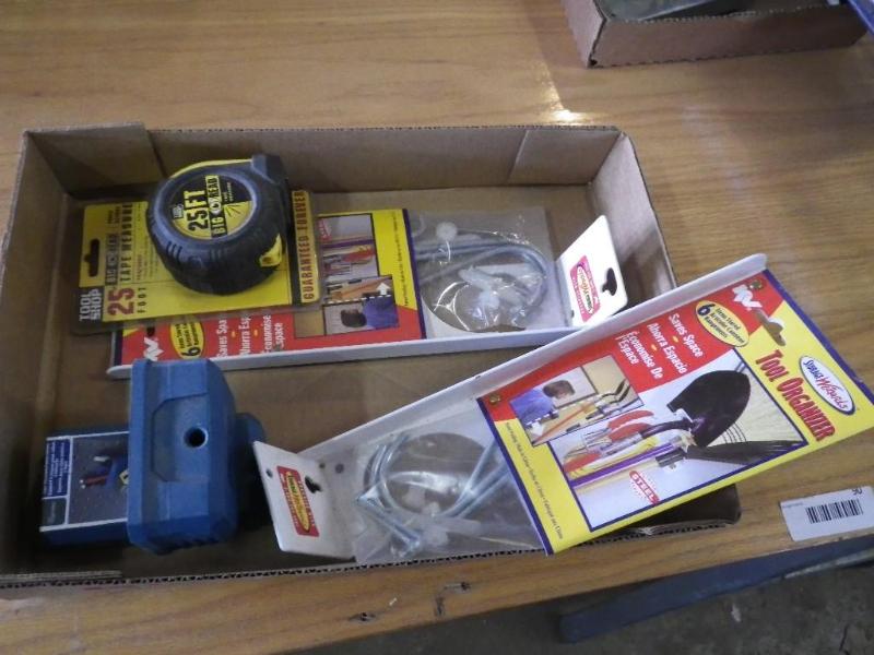 new tape measure and organizers...