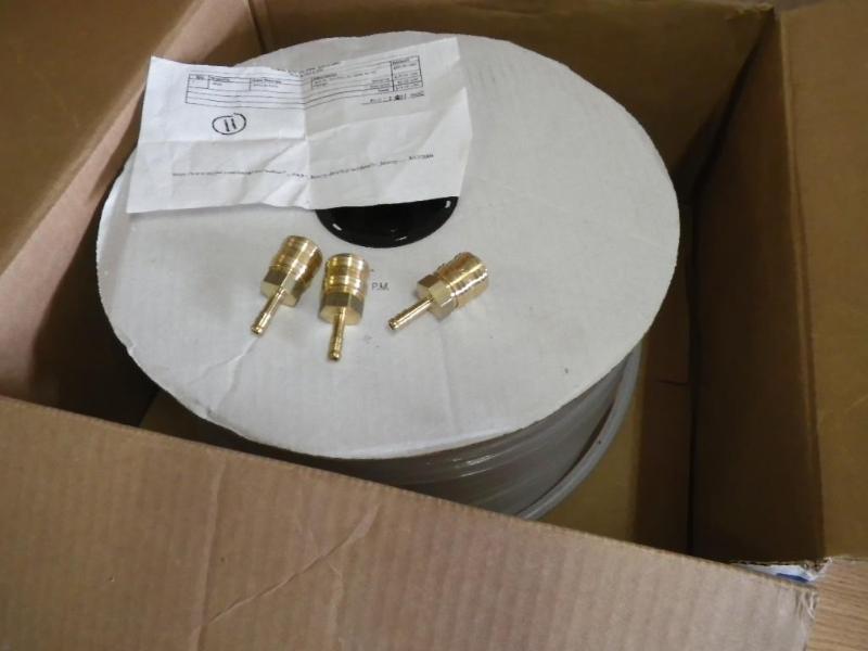 new roll of 500 poly hose...