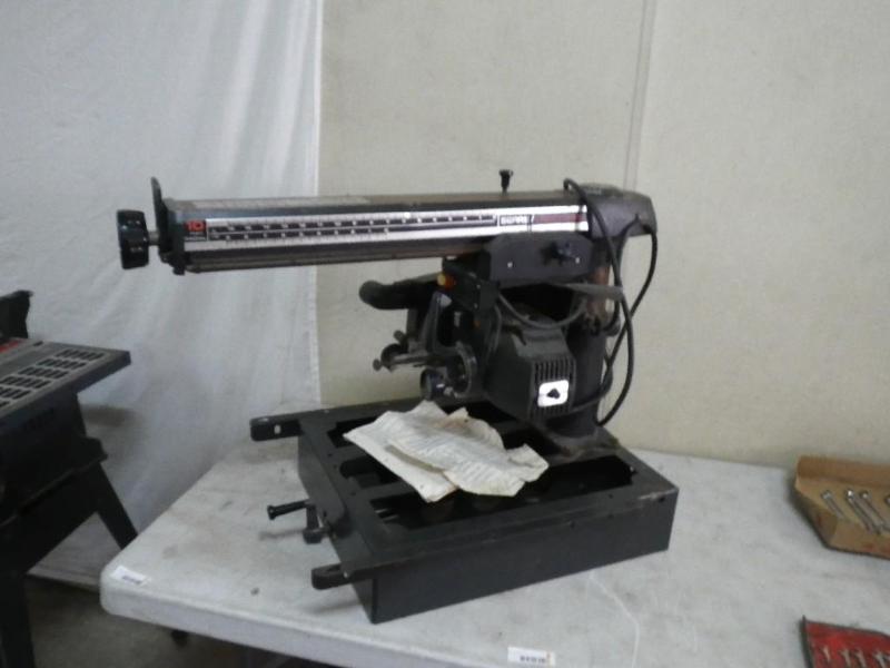 lot 12 image: Craftsman radial arm saw, looks in ...