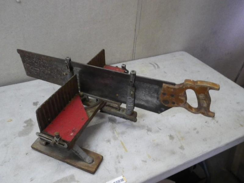 lot 19 image: Millers Falls miter saw...
