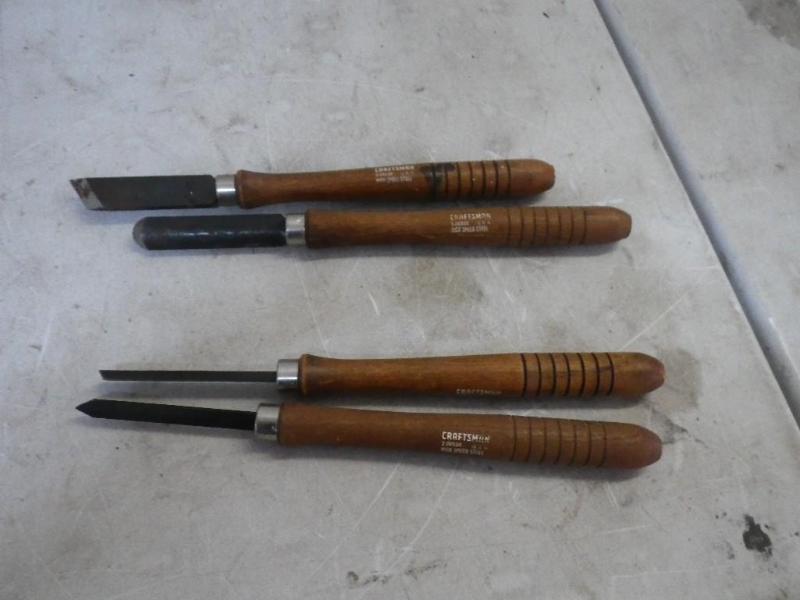 lot 23 image: lathe knives...