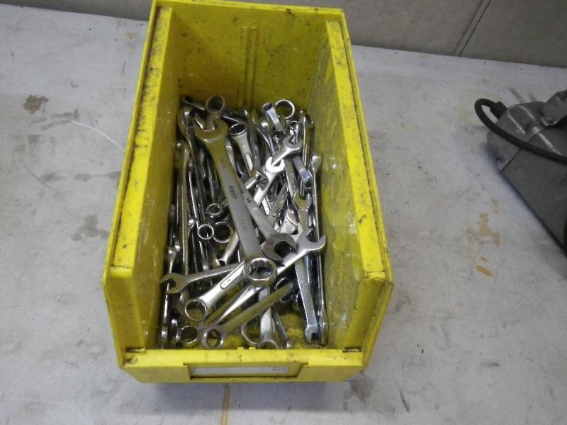 lot 52 image: bin of wrenches...