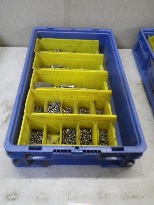 lot 77 image: tote misc hardware...