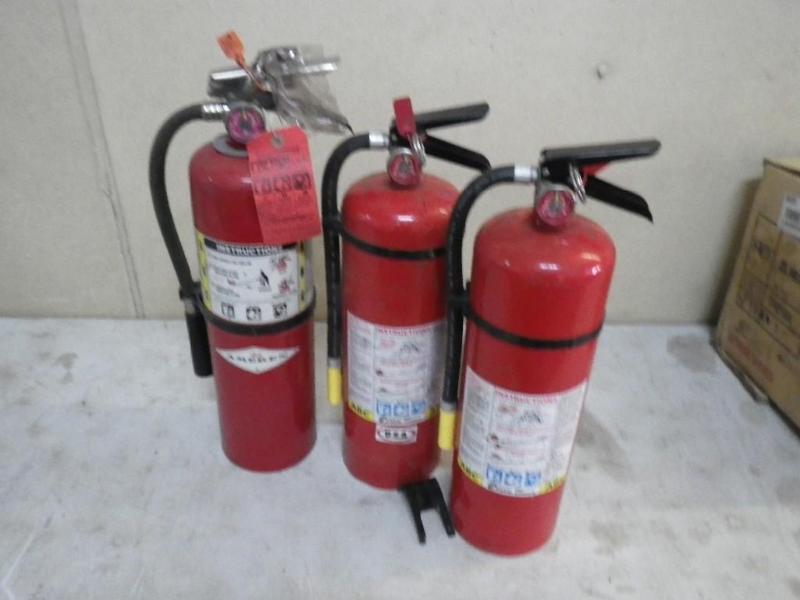 lot 89 image: fire extinguishers...