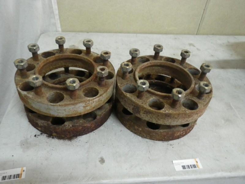 lot 9 image: Skidloader wheel spacers, used with...