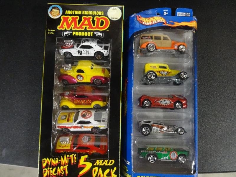 lot 9 image: MAD 5PK DIE CAST COLLECTOR  CA...