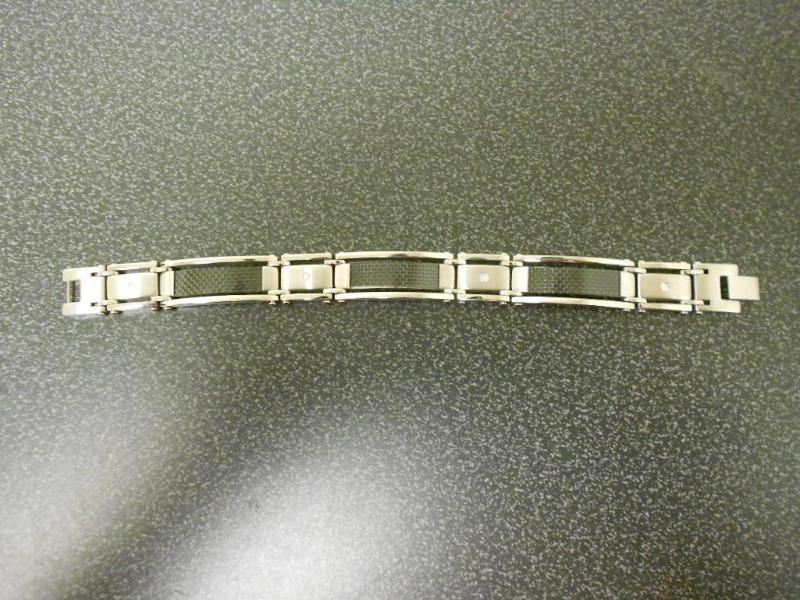 Mens stainless steel Bracelet 8.75...