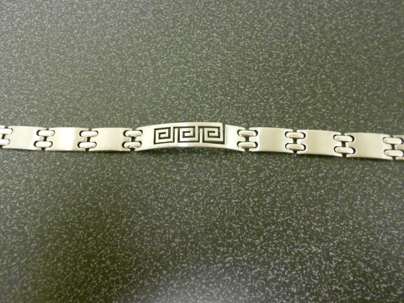 Mens Stainless Steel Bracelet, ove...