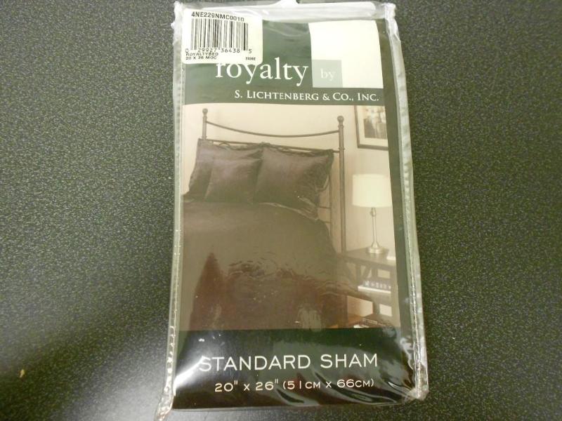 Royalty standard Sham, size 20 x 26...