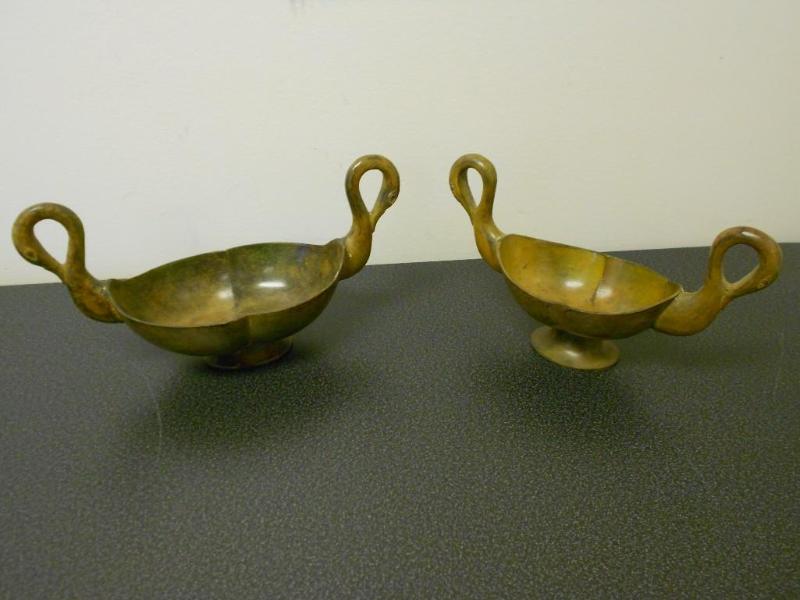 2 count steel decorative Dishes....
