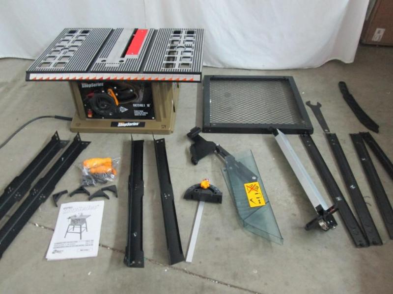 lot 1 image: Rockwell 10 Table Saw w Stand