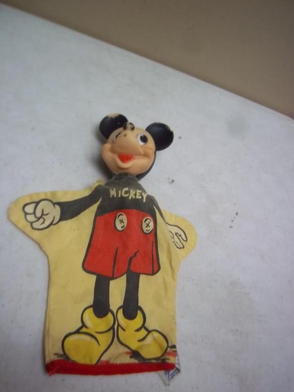lot 110 image: Vintage Mickey Mouse Hand Puppet - ...
