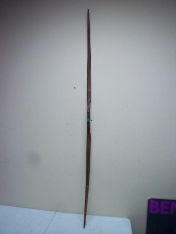 lot 151 image: Vintage Indian archery Wood Bow - S...