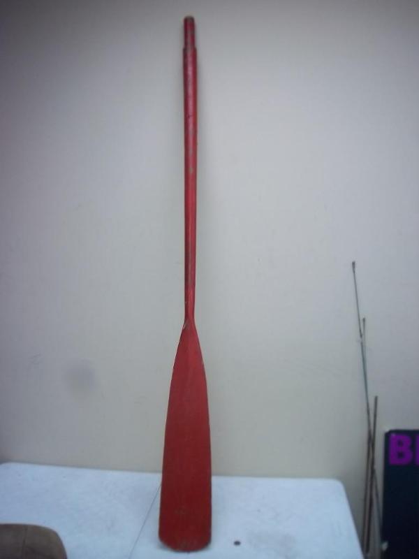 lot 154 image: Wood Boat Paddle - Some Marks...
