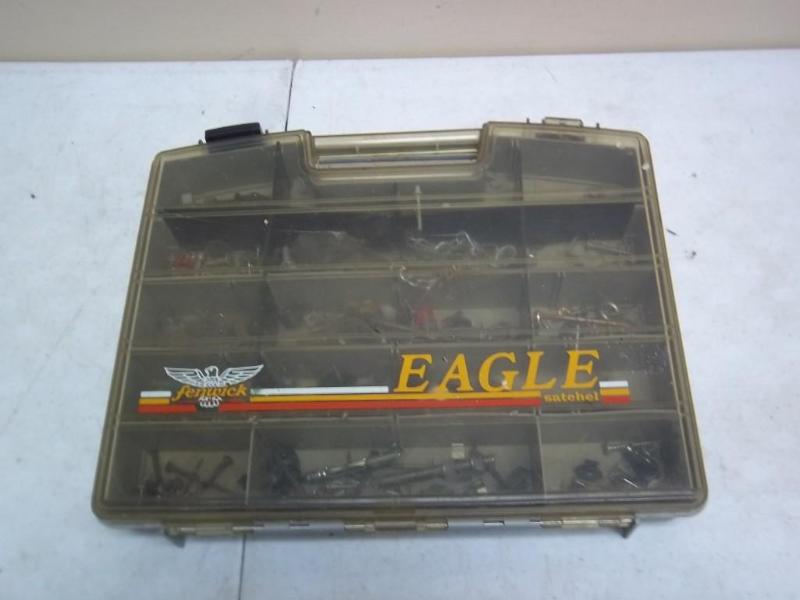 lot 191 image: Eagle Tackle Box With Various Hardw...