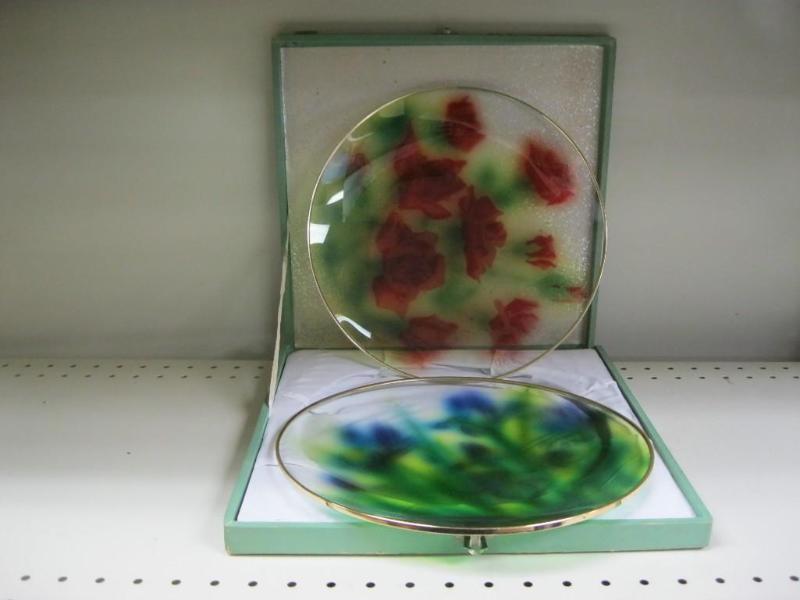 lot 219 image: Vintage Mitsukoshi&nbspGlass Plate...