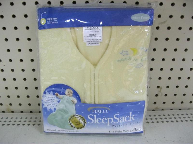 lot 245 image: New Halo Baby Sleep Sack Size Mediu...