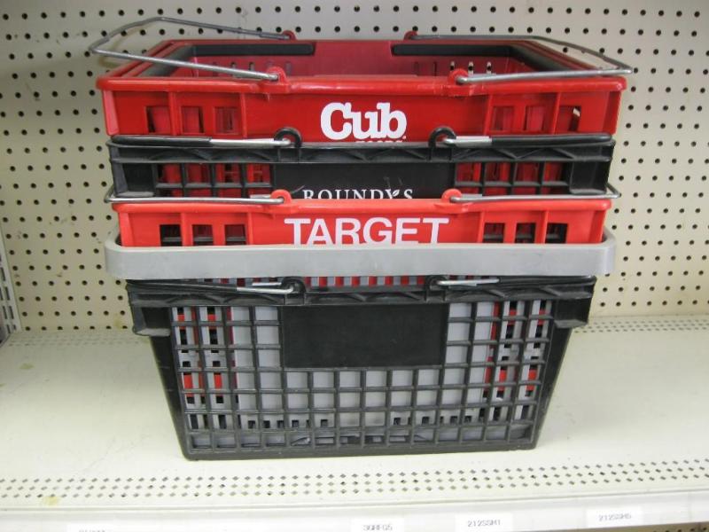 lot 40 image: Lot Of Store Shopping Baskets...