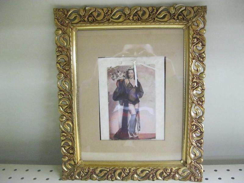 lot 70 image: Vintage Framed Risque&nbspCabinet ...