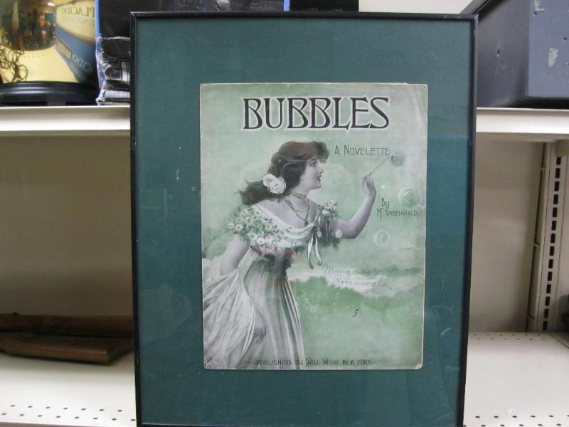 lot 71 image: Vintage Bubbles Novelette Picture...