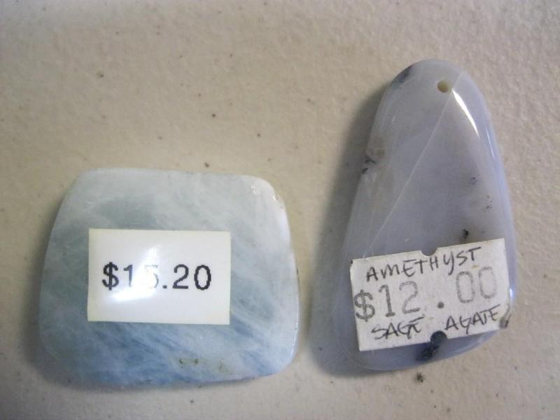 lot 74 image: Pair Of Polished Stones For Jewelry...