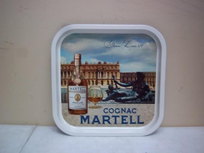 lot 83 image: Metal Cognac Martell Tray...