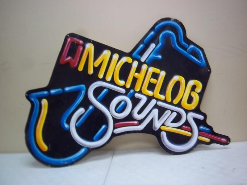 lot 84 image: Metal Michelob Sign - Some Wear...