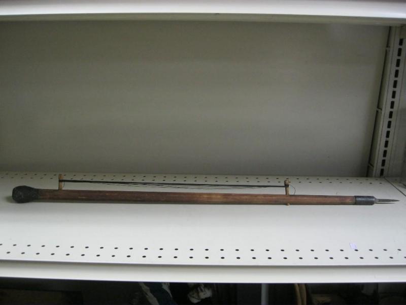 lot 91 image: Vintage Wood Spear...