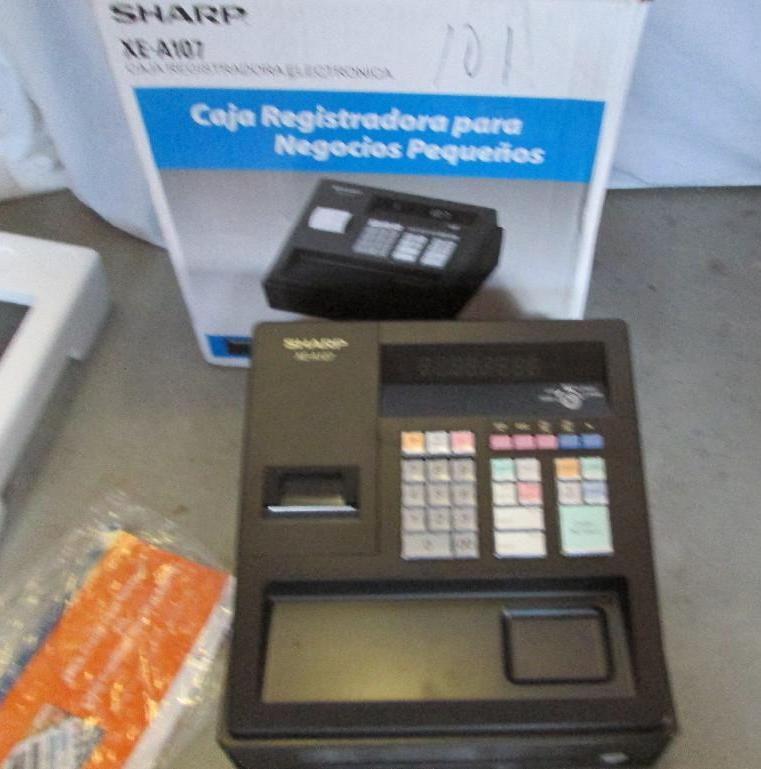 Sharp XE-A107 electronic cash regis...